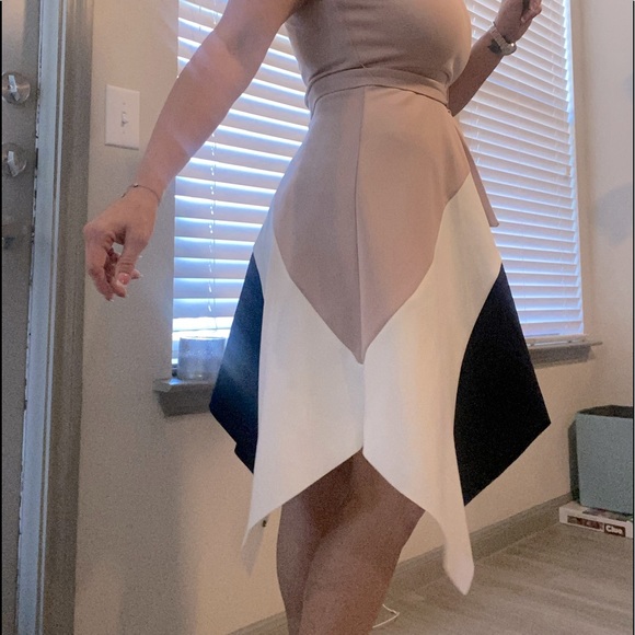 Enfocus Studio sz 6 Asymmetrical Midi dress - Picture 1 of 10